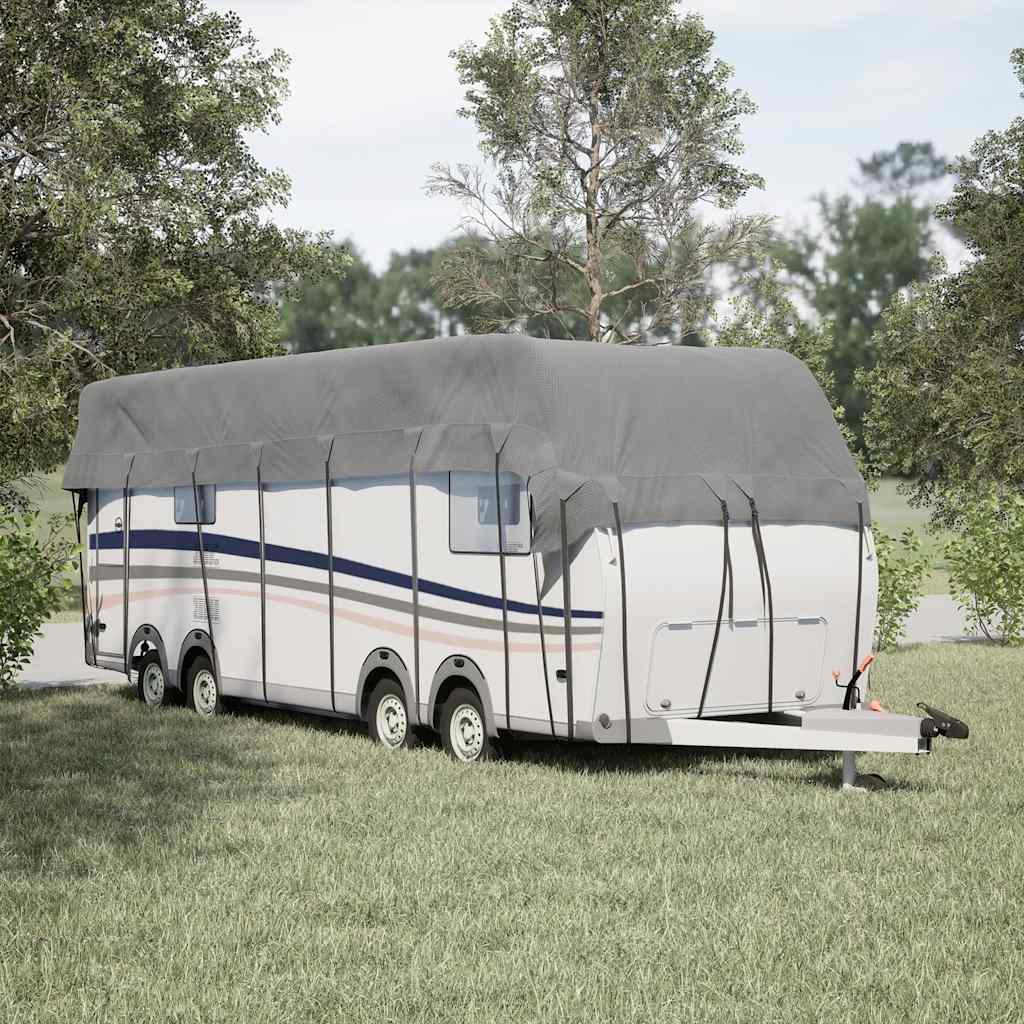 Dachplane für Wohnwagen Grau 900x300 cm Vliesstoff