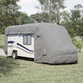 Schutzhülle für Wohnmobil Grau 730x235x275 cm Vliesstoff