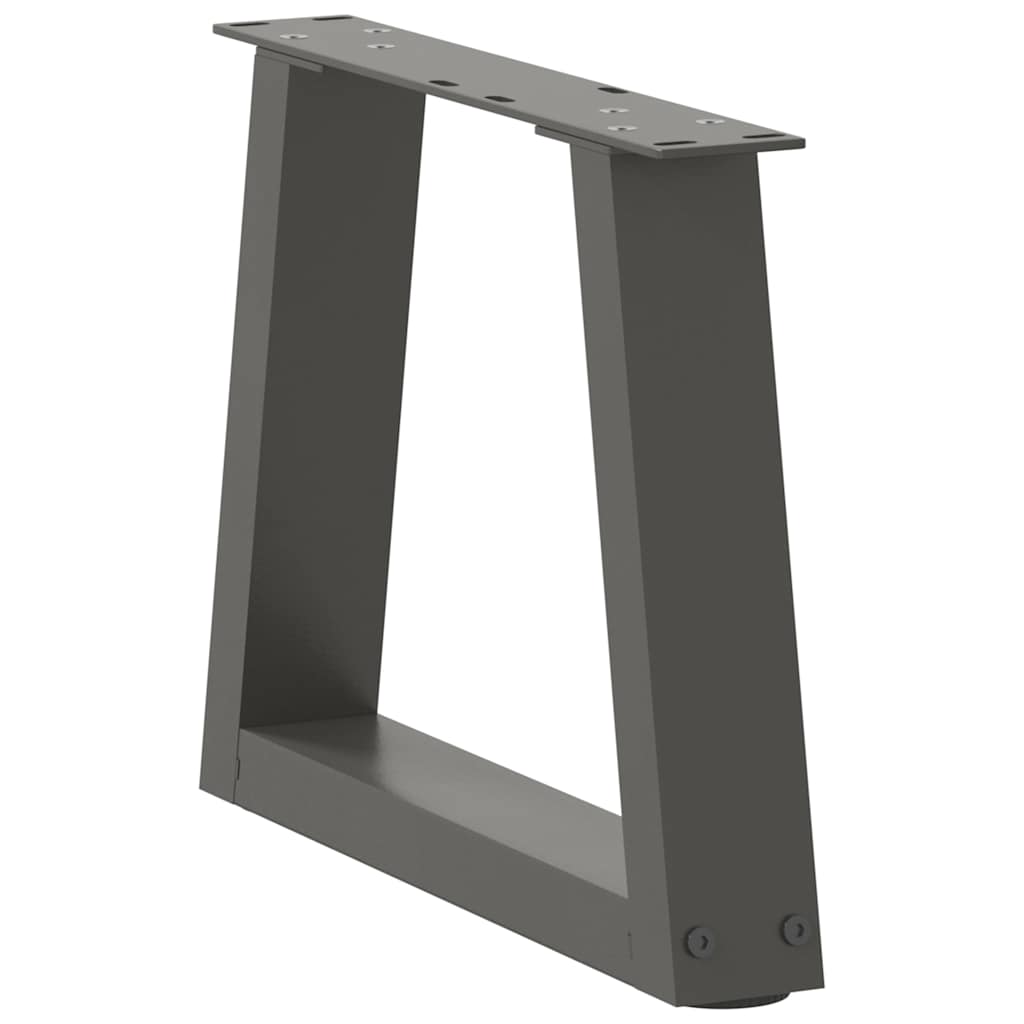 Couchtischbeine V-Form 2 Stück Anthrazit 30x(30-31,3) cm Stahl