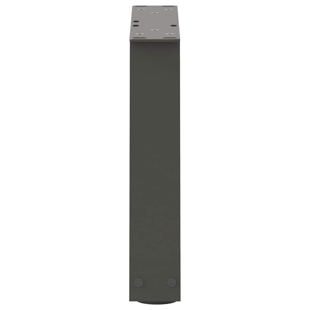 Couchtischbeine V-Form 2 Stück Anthrazit 30x(30-31,3) cm Stahl