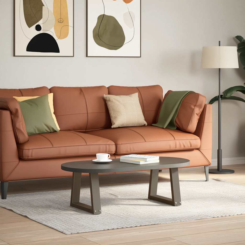Couchtischbeine V-Form 2 Stück Naturstahl 30x(30-31,3) cm Stahl
