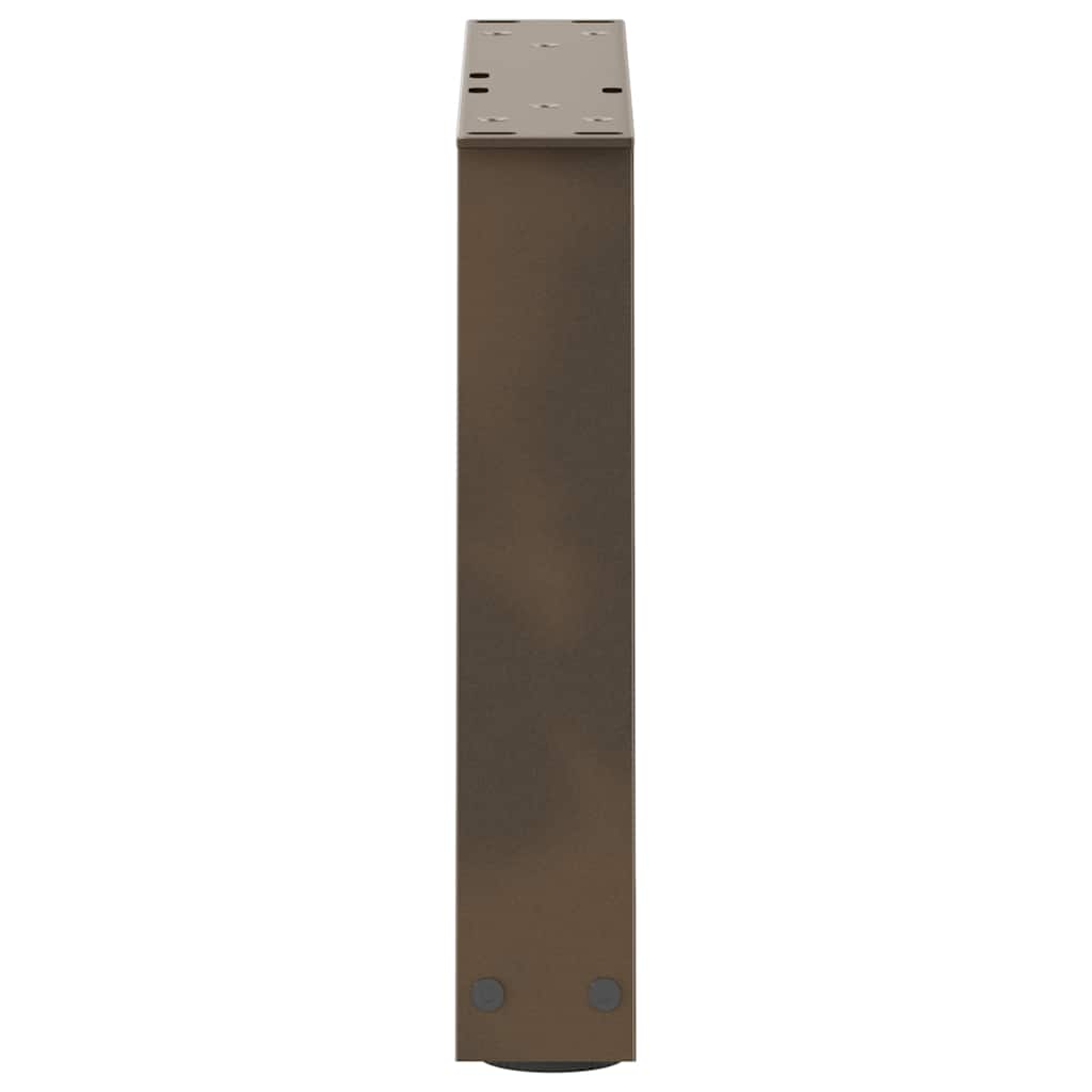 Couchtischbeine V-Form 2 Stück Naturstahl 30x(30-31,3) cm Stahl