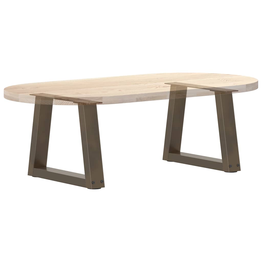 Couchtischbeine V-Form 2 Stück Naturstahl 30x(30-31,3) cm Stahl