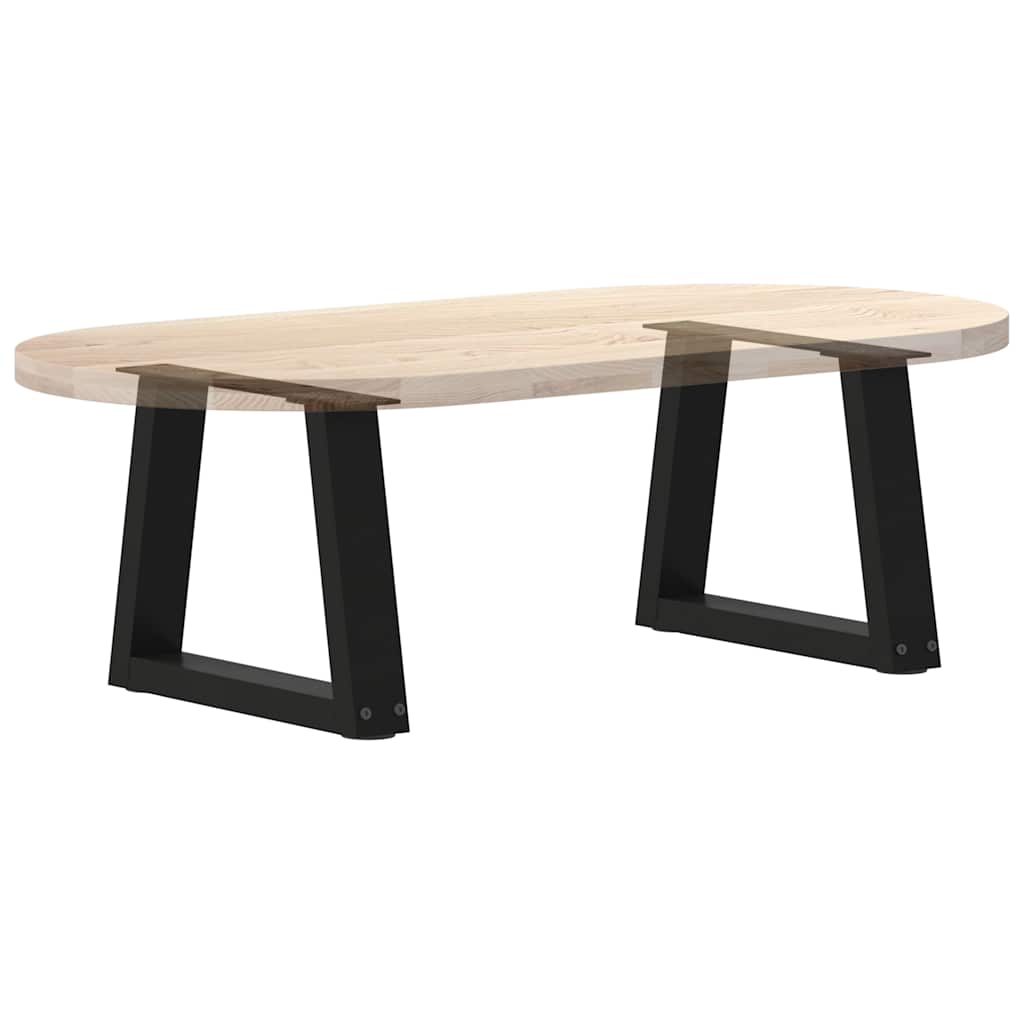 Couchtischbeine V-Form 2 Stück Schwarz 40x(30-31,3) cm Stahl