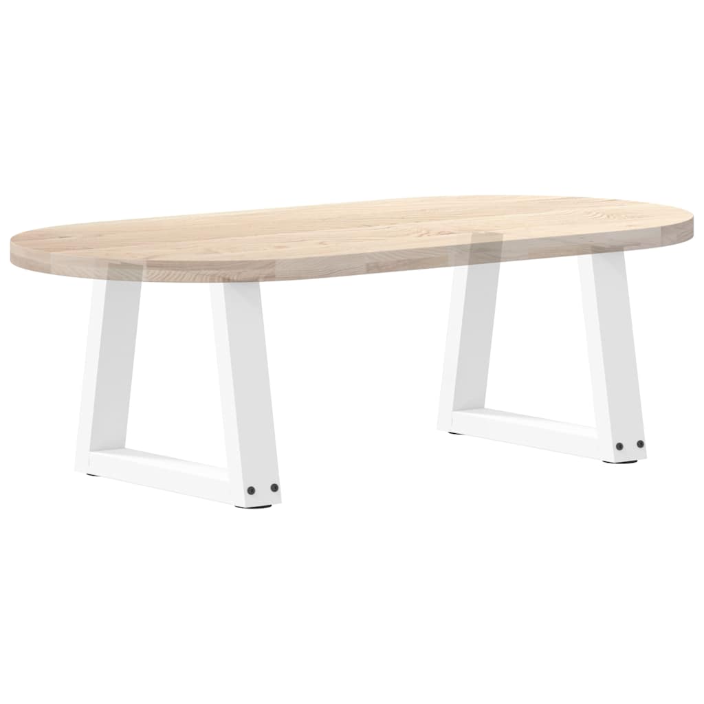 Couchtischbeine V-Form 2 Stück Weiß 40x(30-31,3) cm Stahl
