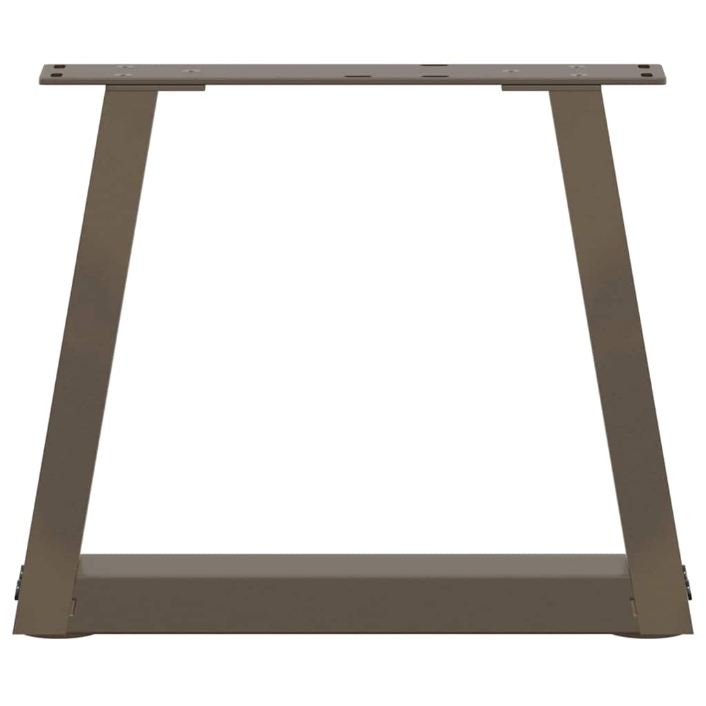 Couchtischbeine V-Form 2 Stück Naturstahl 40x(30-31,3) cm Stahl