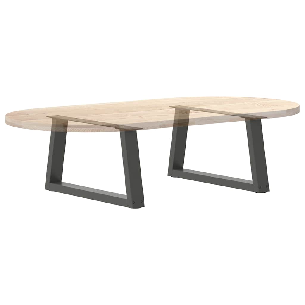 Couchtischbeine V-Form 2 Stück Anthrazit 50x(30-31,3) cm Stahl