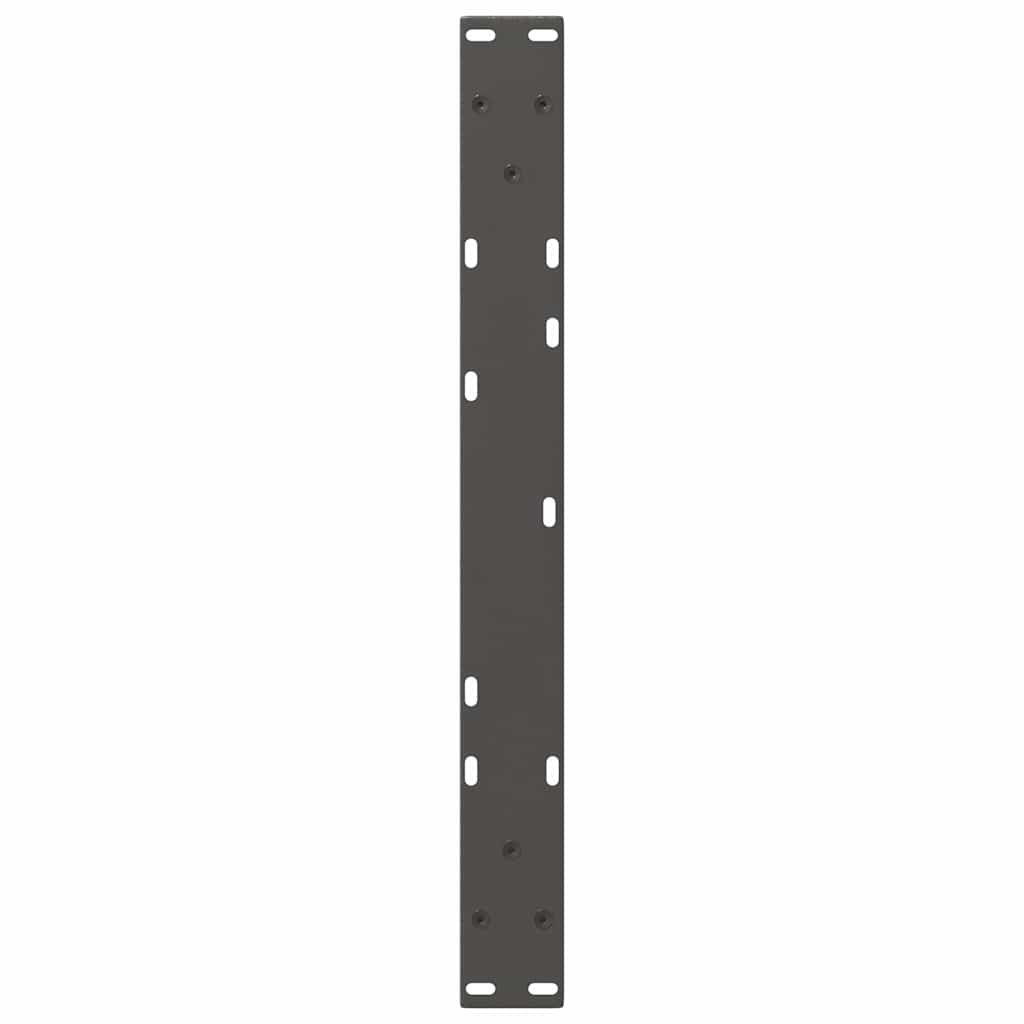 Couchtischbeine V-Form 2 Stück Anthrazit 60x(30-31,3) cm Stahl