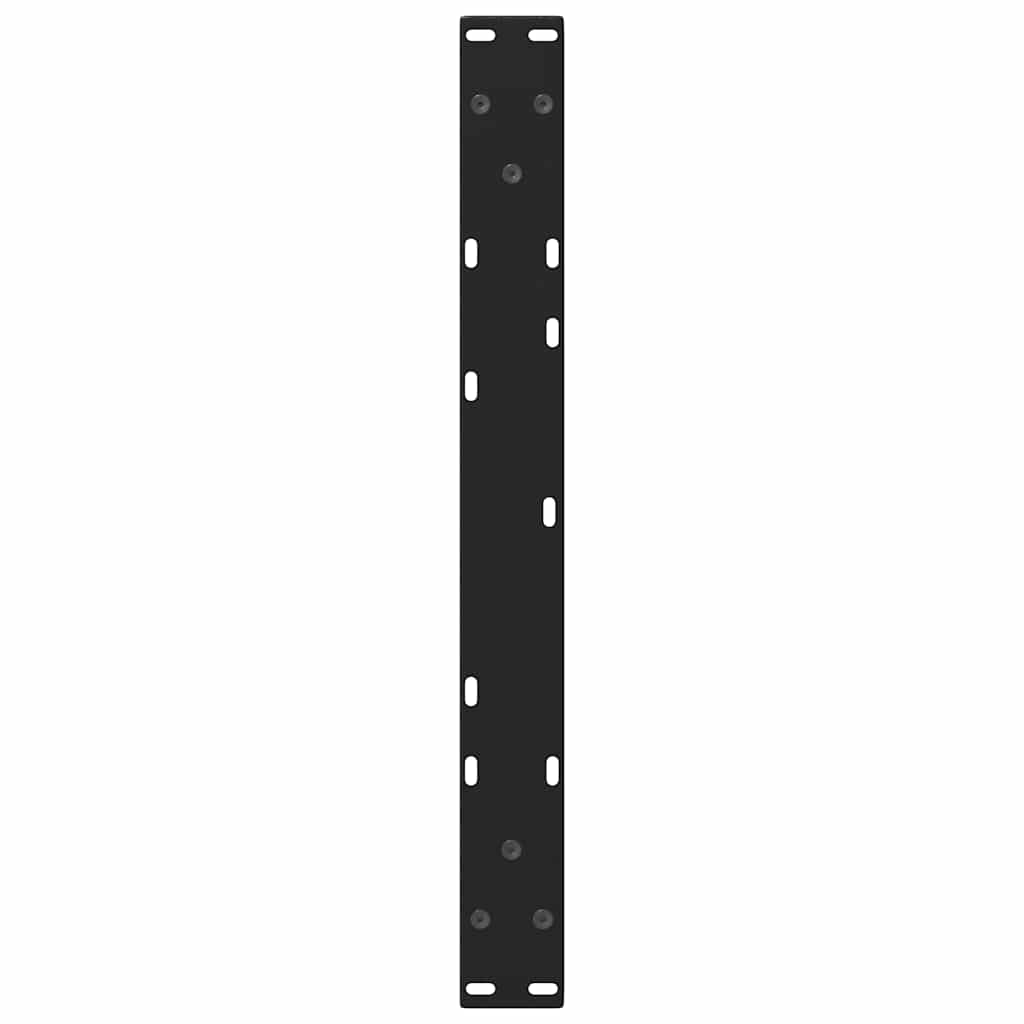 Couchtischbeine V-Form 2 Stück Schwarz 70x(30-31,3) cm Stahl