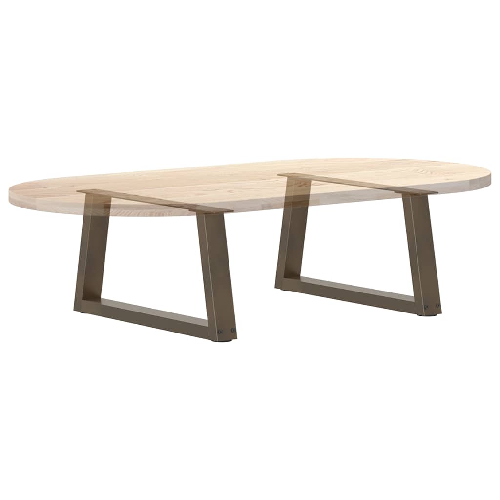Couchtischbeine V-Form 2 Stück Naturstahl 70x(30-31,3) cm Stahl