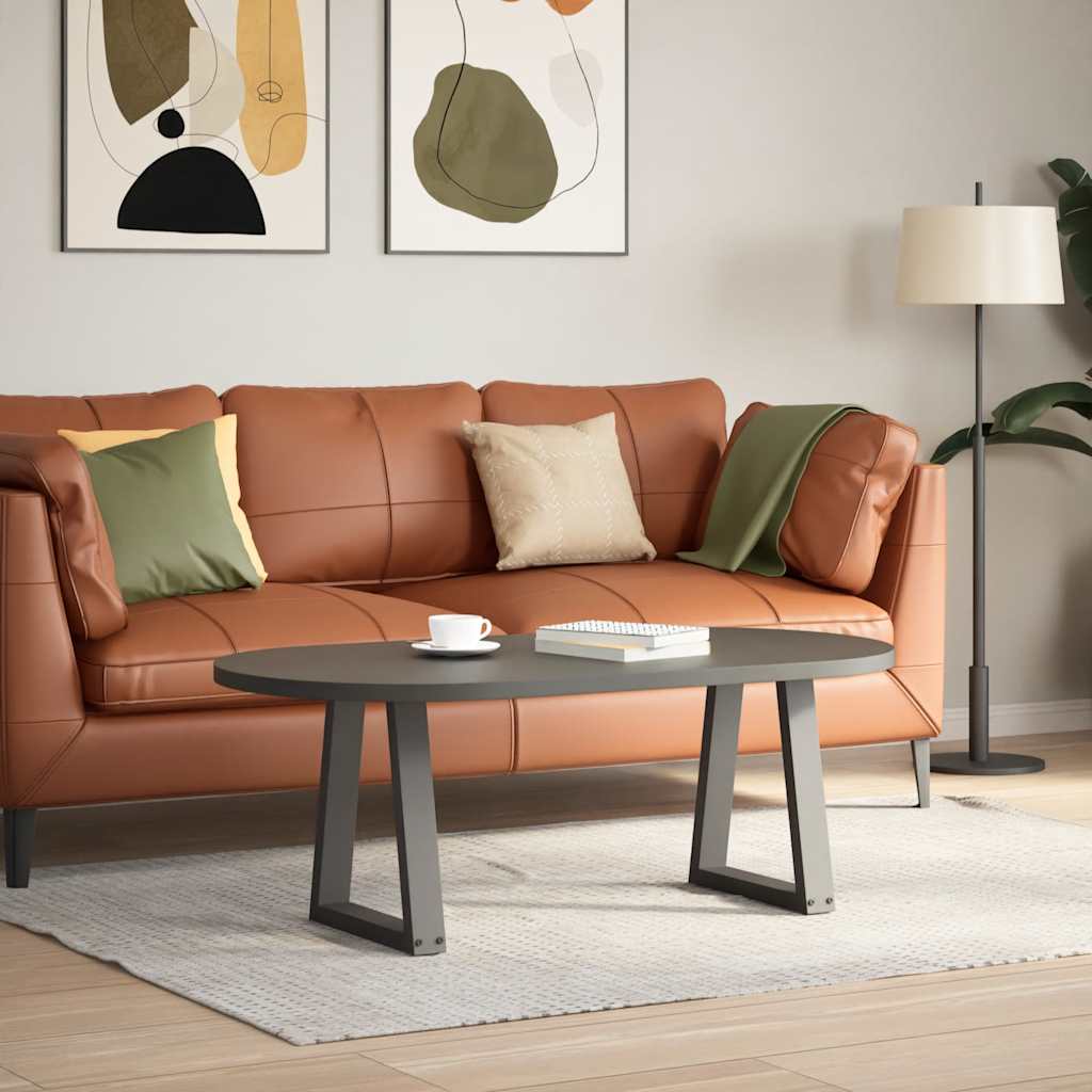 Couchtischbeine V-Form 2 Stück Anthrazit 28x(42-43,3) cm Stahl