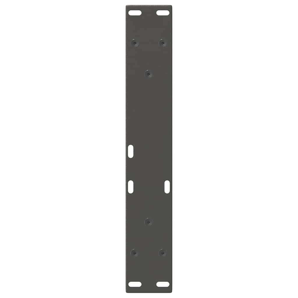 Couchtischbeine V-Form 2 Stück Anthrazit 28x(42-43,3) cm Stahl