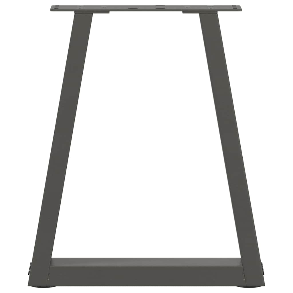 Couchtischbeine V-Form 2 Stück Anthrazit 38x(42-43,3) cm Stahl