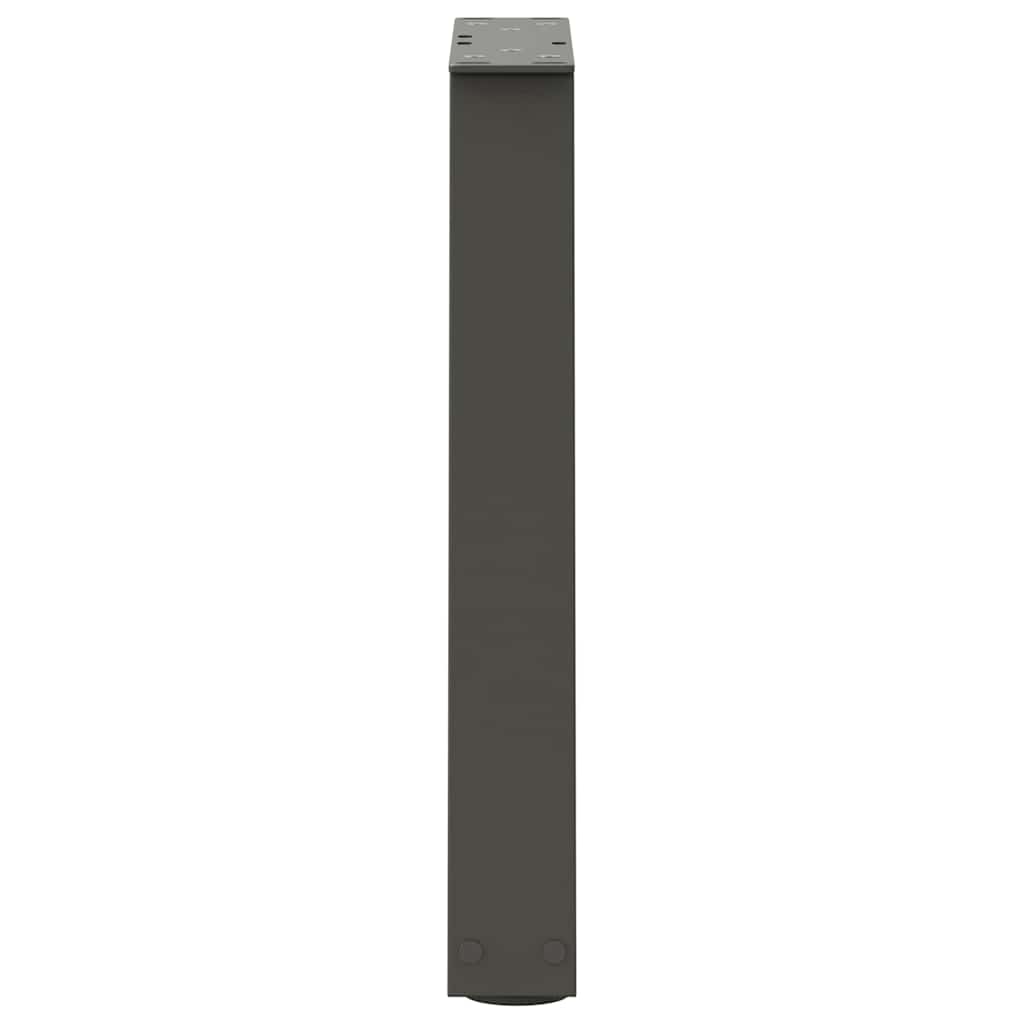 Couchtischbeine V-Form 2 Stück Anthrazit 38x(42-43,3) cm Stahl
