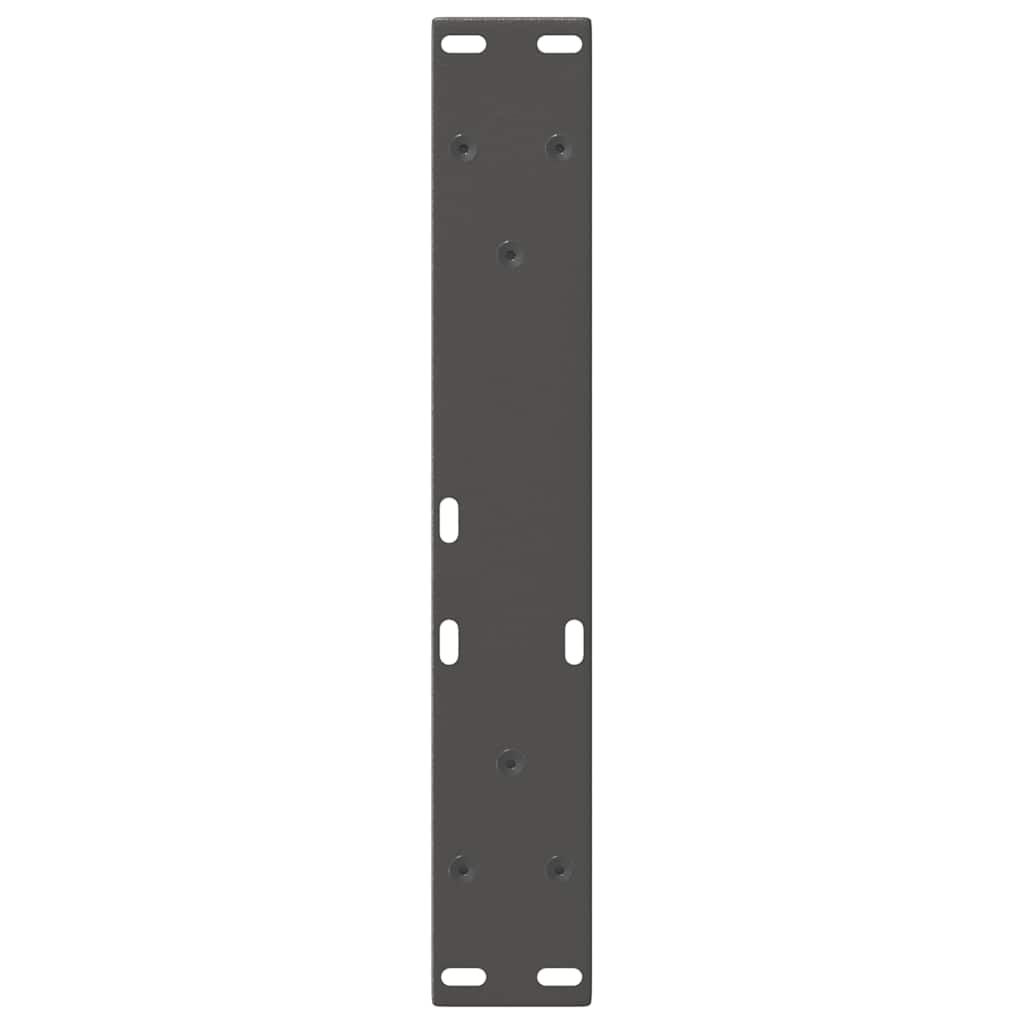 Couchtischbeine V-Form 2 Stück Anthrazit 38x(42-43,3) cm Stahl
