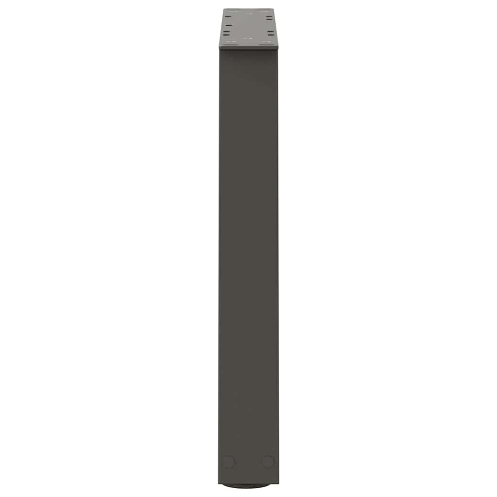 Couchtischbeine V-Form 2 Stück Anthrazit 50x(42-43,3) cm Stahl