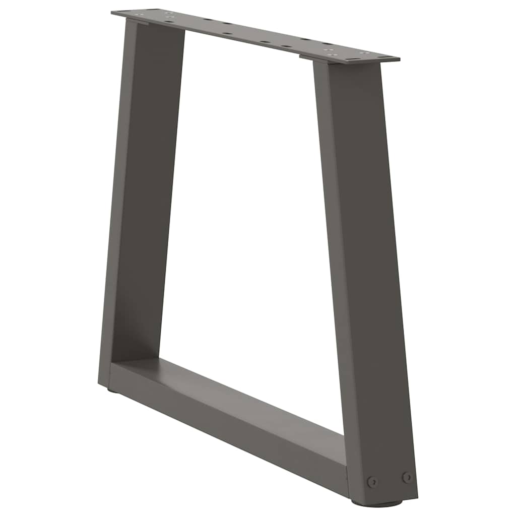 Couchtischbeine V-Form 2 Stück Anthrazit 60x(42-43,3) cm Stahl