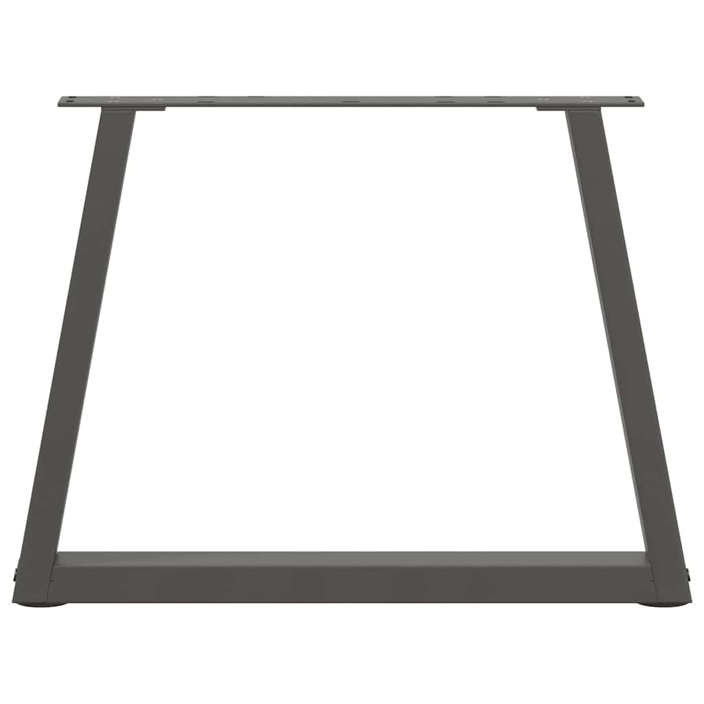 Couchtischbeine V-Form 2 Stück Anthrazit 60x(42-43,3) cm Stahl