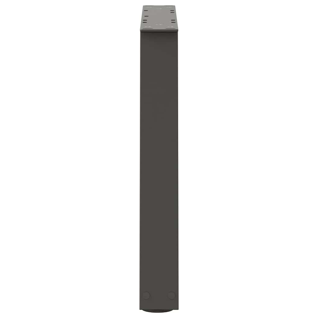 Couchtischbeine V-Form 2 Stück Anthrazit 60x(42-43,3) cm Stahl