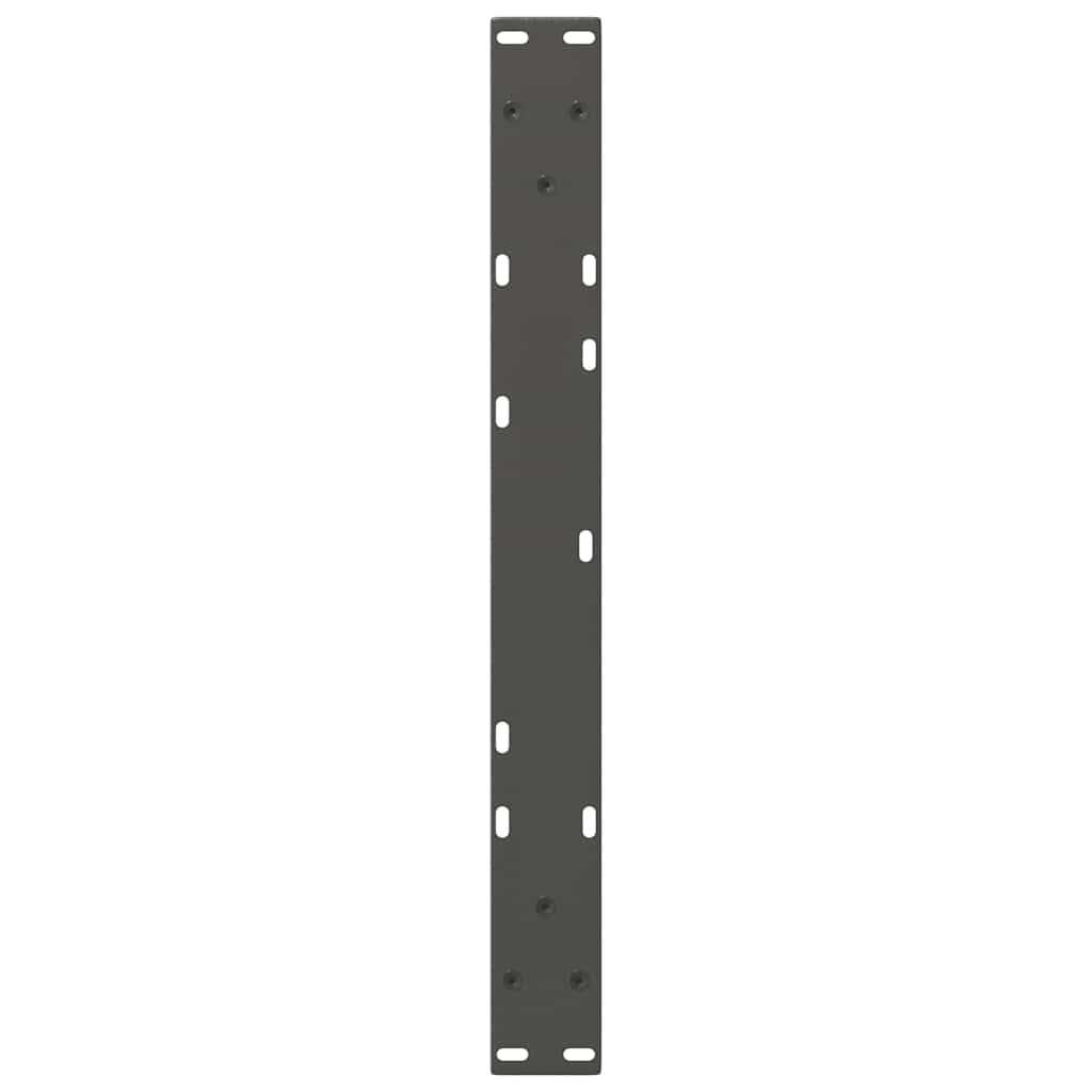 Couchtischbeine V-Form 2 Stück Anthrazit 60x(42-43,3) cm Stahl
