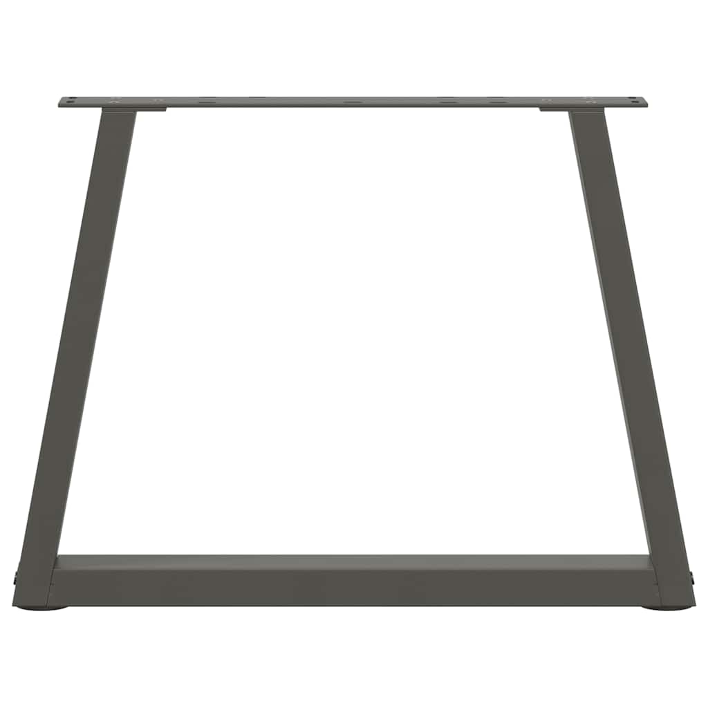 Couchtischbeine V-Form 2 Stück Anthrazit 70x(42-43,3) cm Stahl