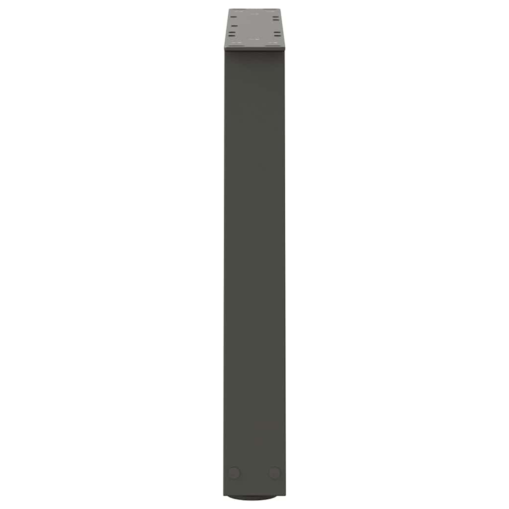 Couchtischbeine V-Form 2 Stück Anthrazit 70x(42-43,3) cm Stahl