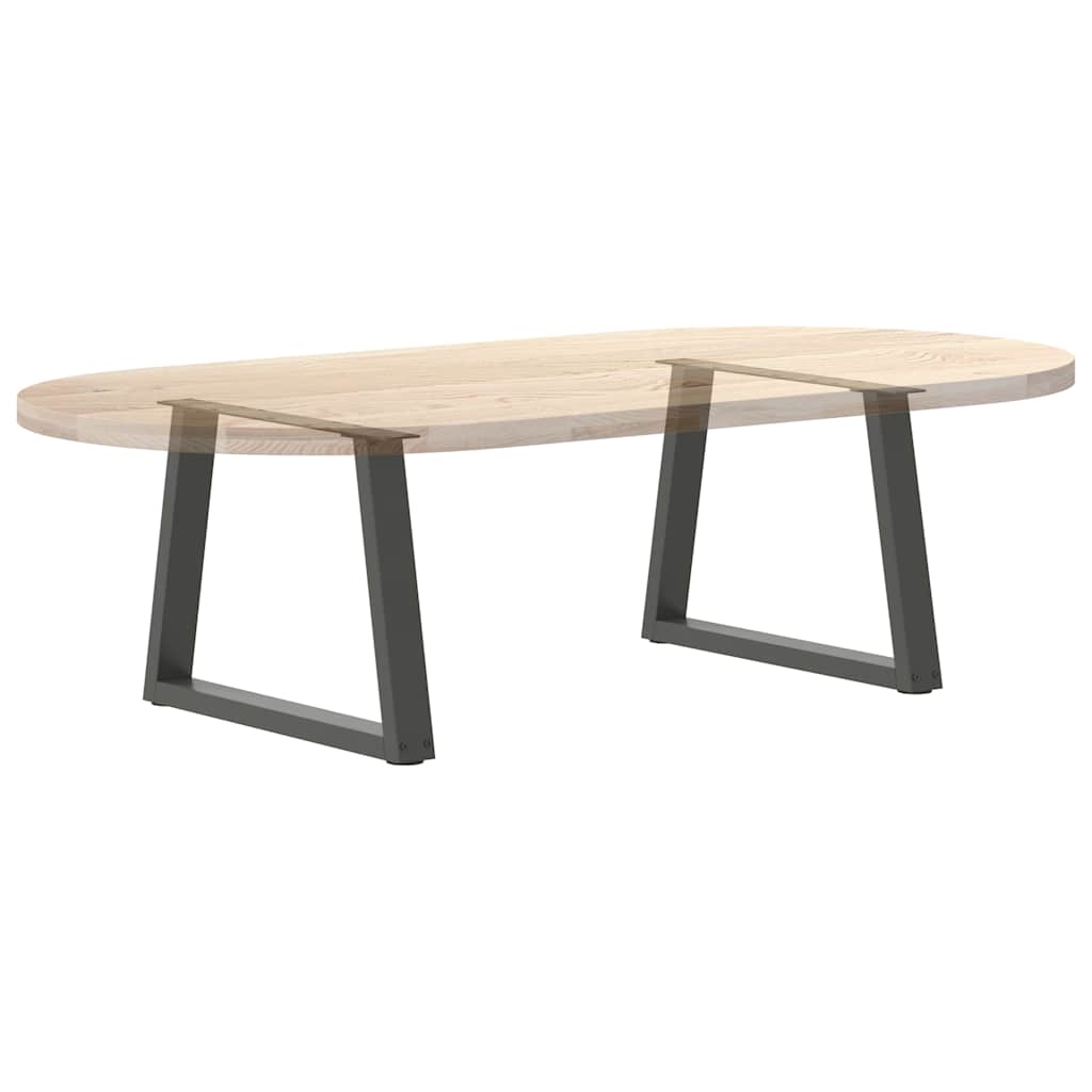 Couchtischbeine V-Form 2 Stück Anthrazit 70x(42-43,3) cm Stahl