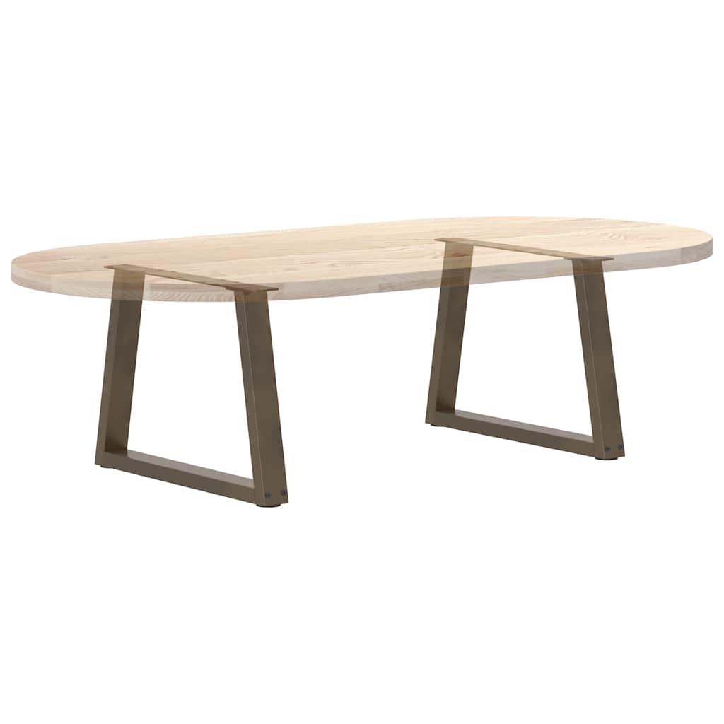 Couchtischbeine V-Form 2 Stück Naturstahl 70x(42-43,3) cm Stahl