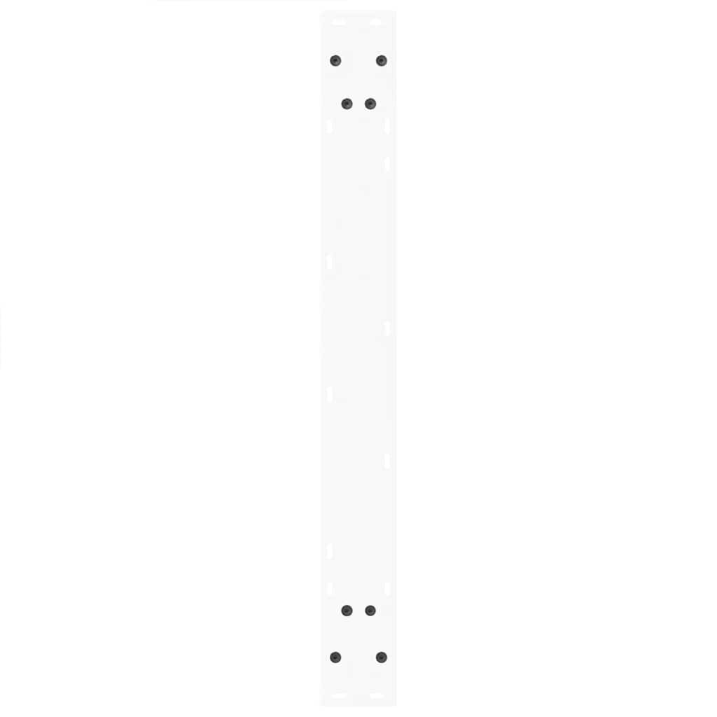 Esstisch Beine V-Form 2 Stück Weiß 80x(72-73,3) cm Stahl