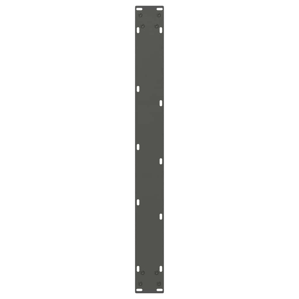 Esstisch Beine V-Form 2 Stück Anthrazit 100x(72-73,3) cm Stahl
