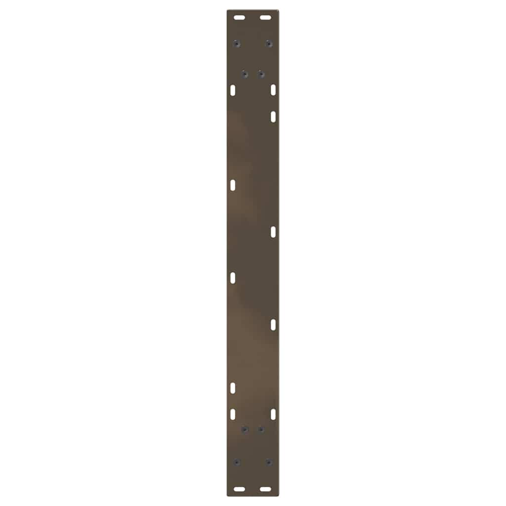 Esstischbeine V-Form 3 Stück Naturstahl 70x(72-73,3) cm Stahl