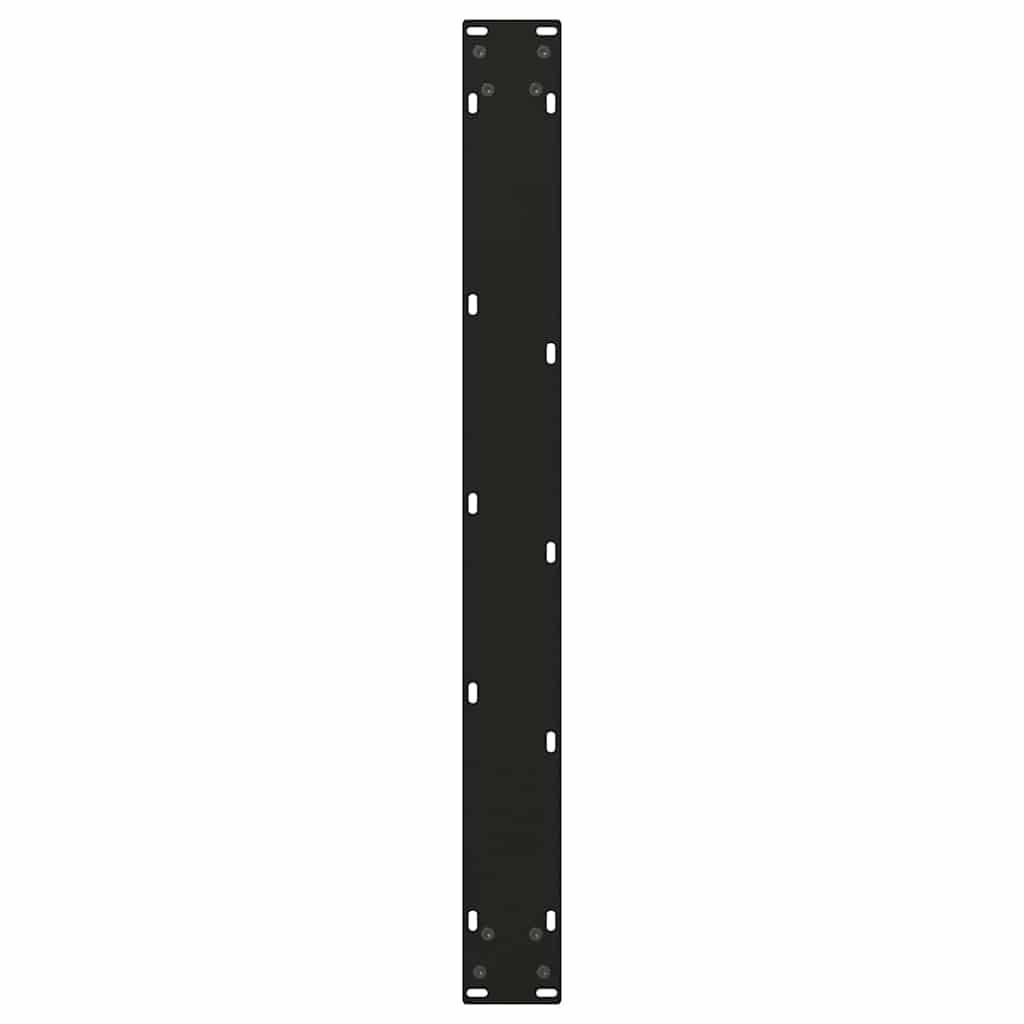 Esstisch Beine V-Form 3 Stück Schwarz 80x(72-73,3) cm Stahl