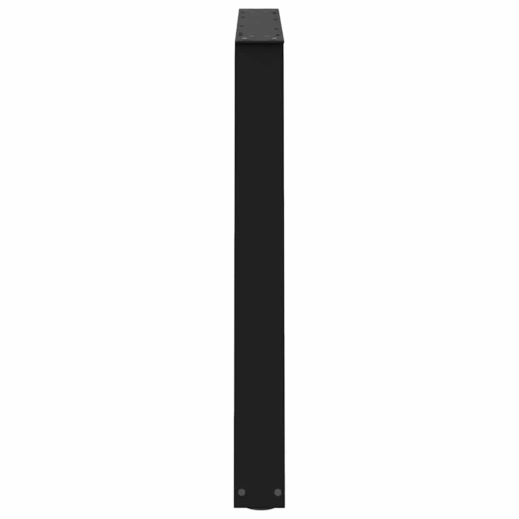 Esstisch Beine V-Form 3 Stück Schwarz 100x(72-73,3) cm Stahl