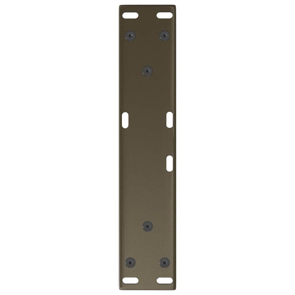 Couchtischbeine V-Form 2 Stück Naturstahl 30x(30-31,3) cm Stahl