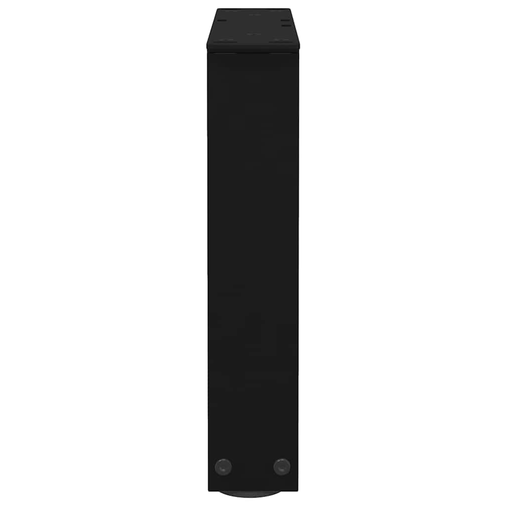 Couchtischbeine V-Form 2 Stück Schwarz 40x(30-31,3) cm Stahl