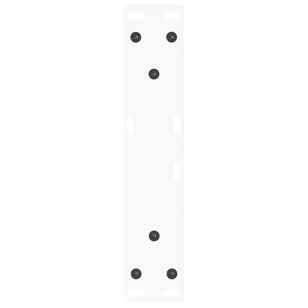 Couchtischbeine V-Form 2 Stück Weiß 40x(30-31,3) cm Stahl