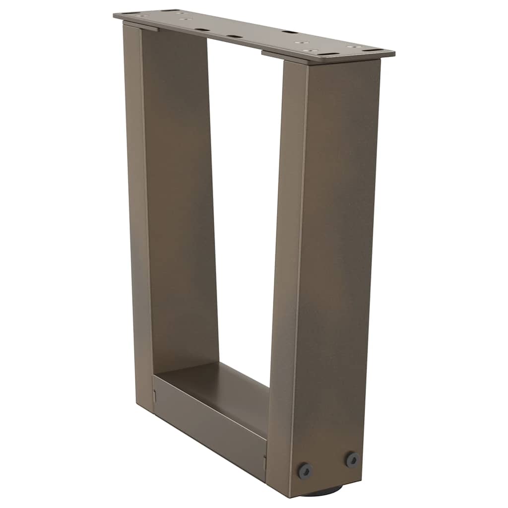 Couchtischbeine V-Form 2 Stück Naturstahl 40x(30-31,3) cm Stahl