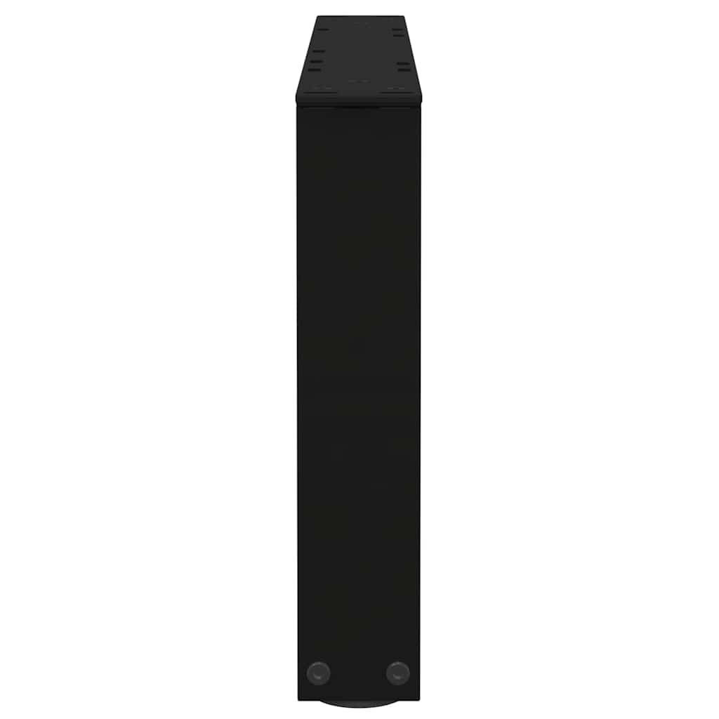 Couchtischbeine V-Form 2 Stück Schwarz 50x(30-31,3) cm Stahl