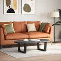Couchtischbeine V-Form 2 Stück Schwarz 60x(30-31,3) cm Stahl