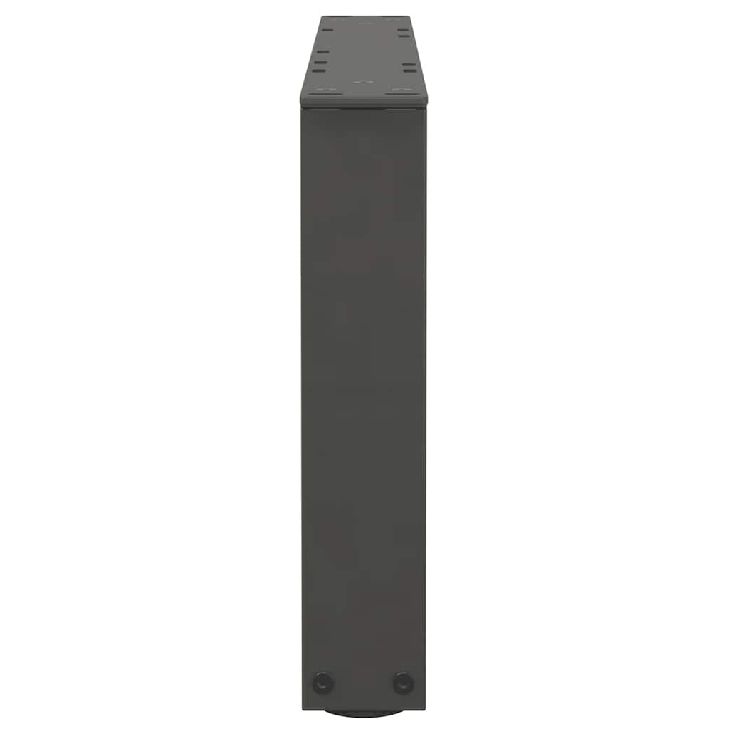 Couchtischbeine V-Form 2 Stück Anthrazit 60x(30-31,3) cm Stahl