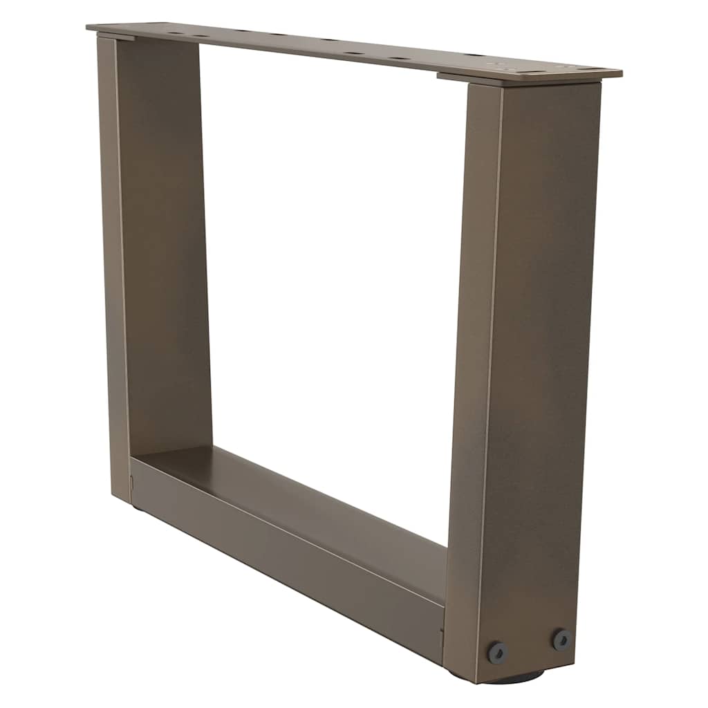 Couchtischbeine V-Form 2 Stück Naturstahl 60x(30-31,3) cm Stahl