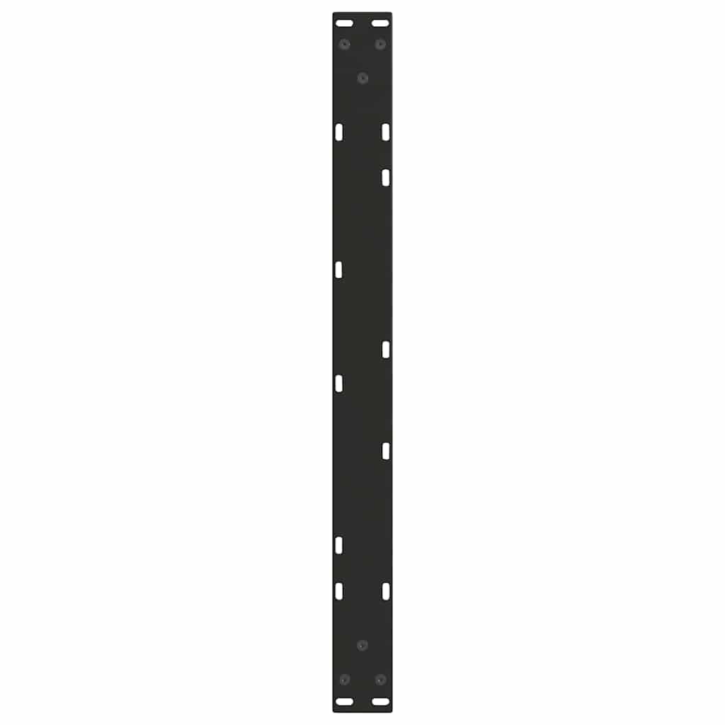 Couchtischbeine V-Form 2 Stück Schwarz 70x(30-31,3) cm Stahl