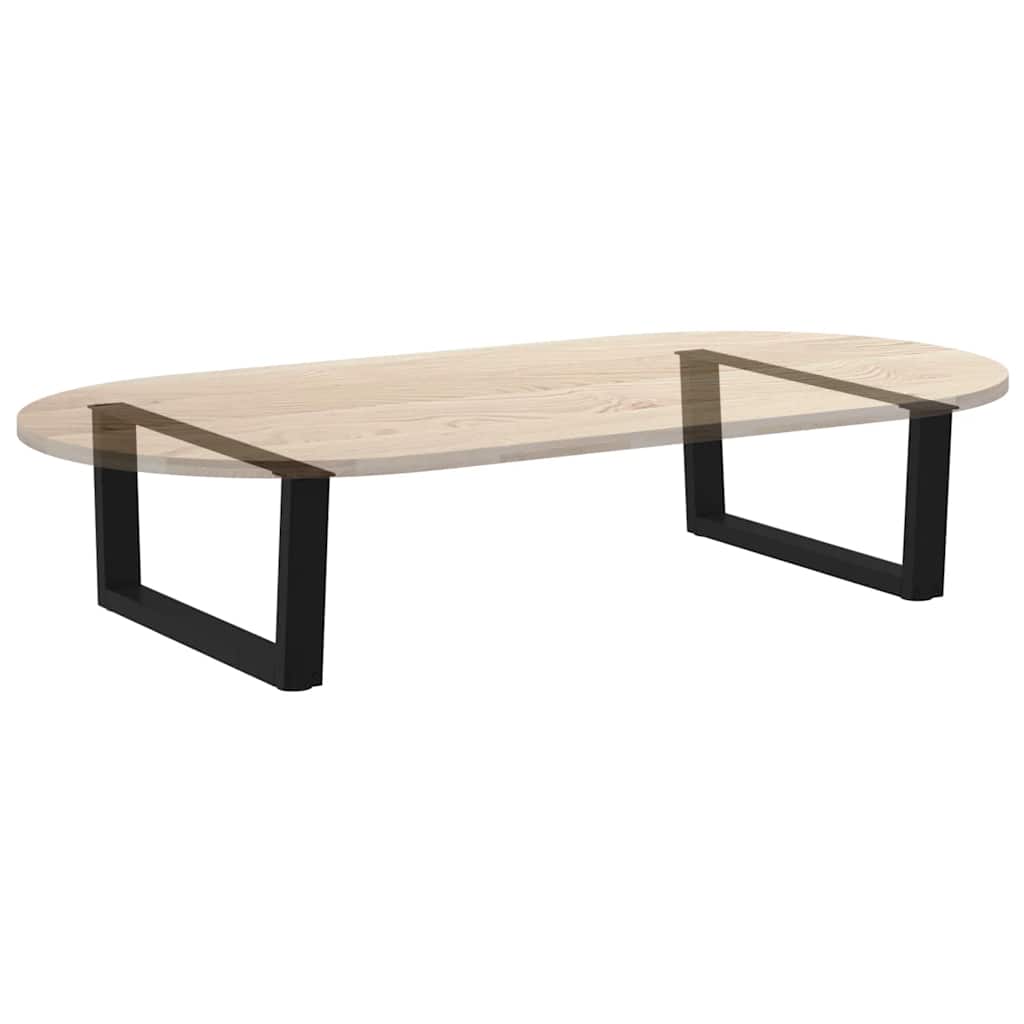 Couchtischbeine V-Form 2 Stück Schwarz 70x(30-31,3) cm Stahl