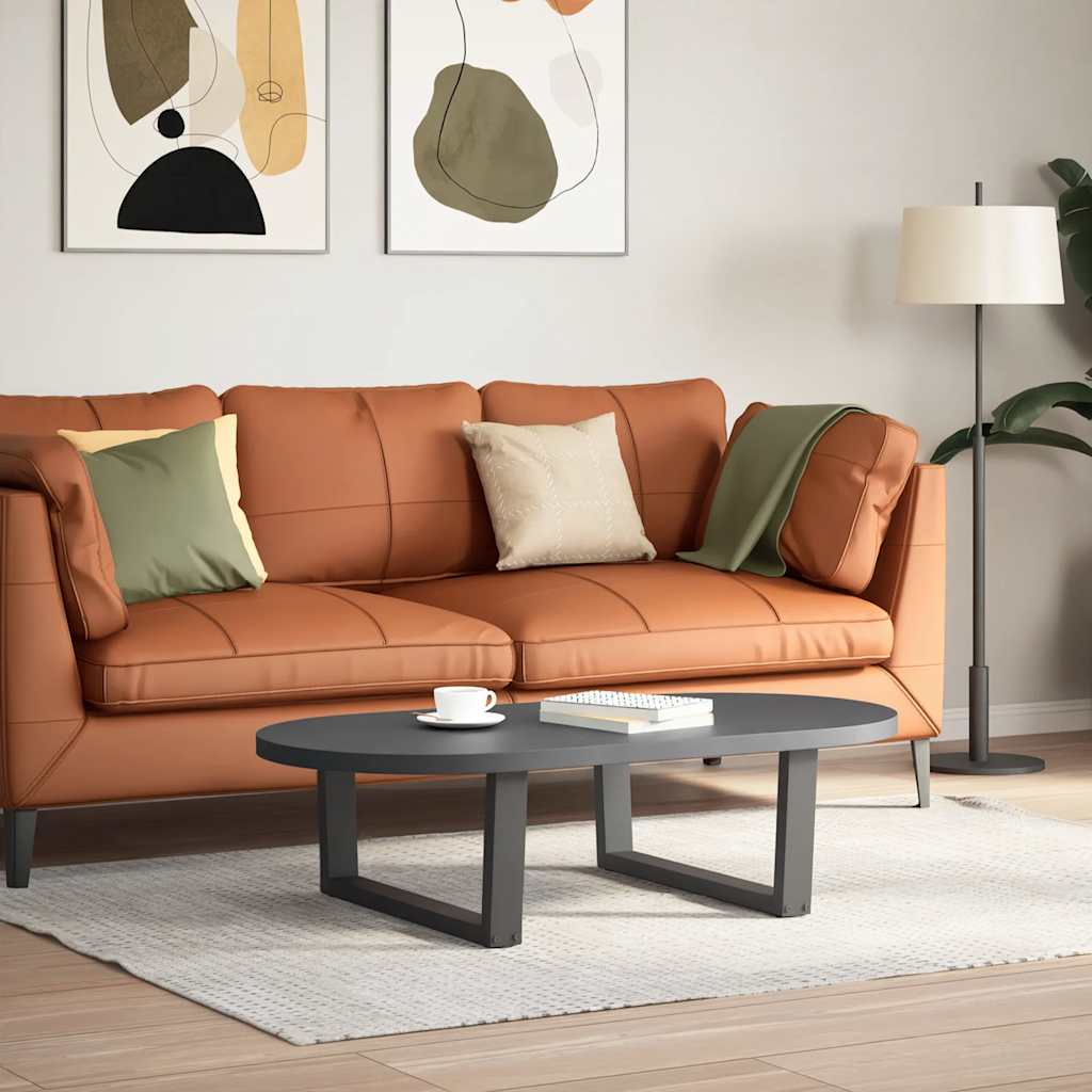 Couchtischbeine V-Form 2 Stück Anthrazit 70x(30-31,3) cm Stahl