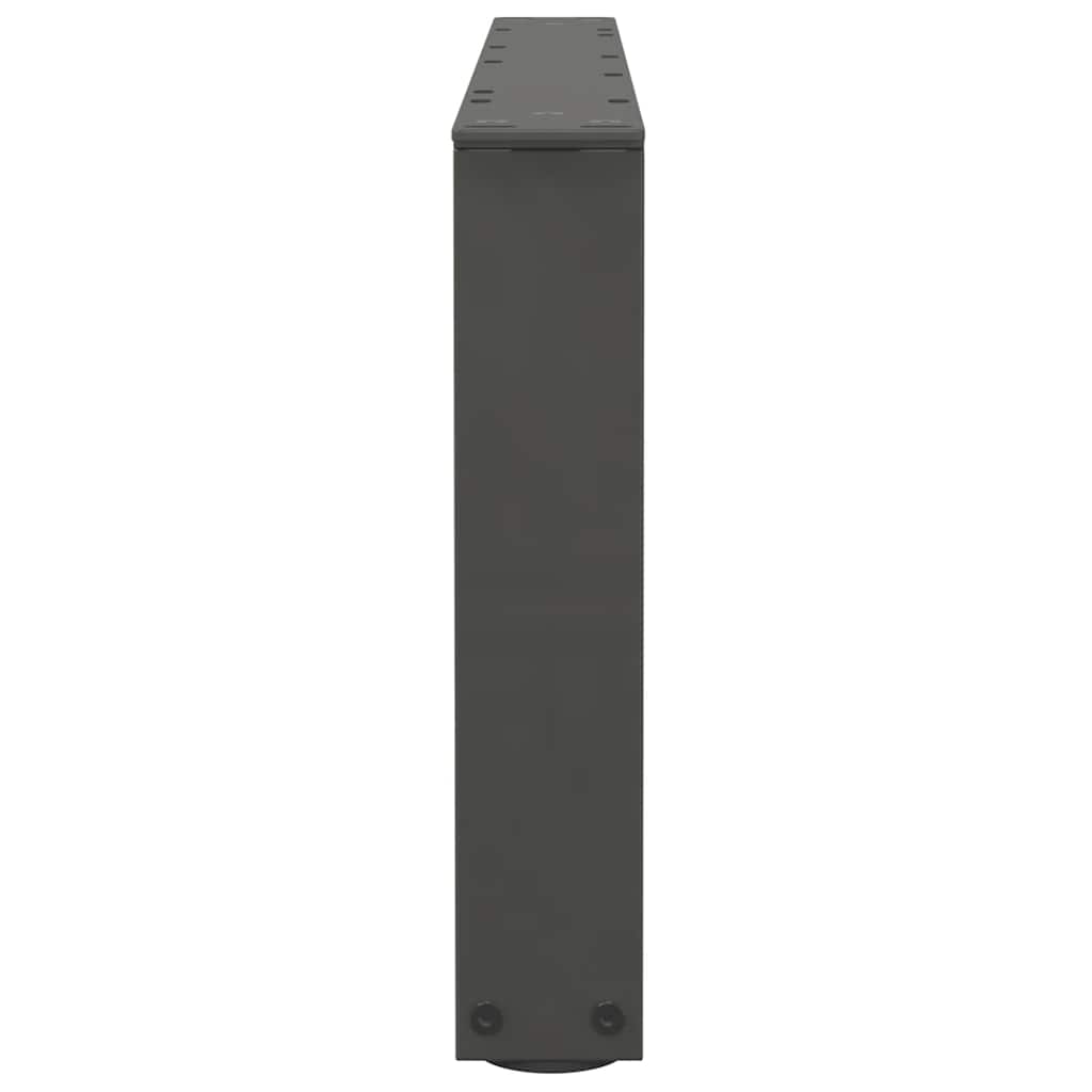 Couchtischbeine V-Form 2 Stück Anthrazit 70x(30-31,3) cm Stahl