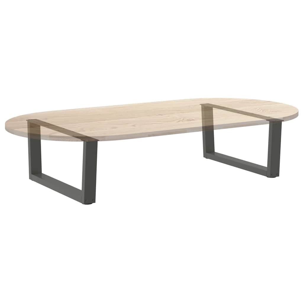 Couchtischbeine V-Form 2 Stück Anthrazit 70x(30-31,3) cm Stahl