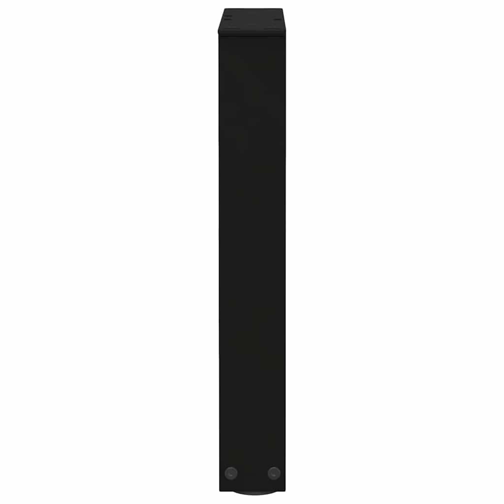 Couchtischbeine V-Form 2 Stück Schwarz 28x(42-43,3) cm Stahl