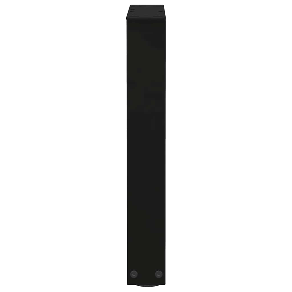 Couchtischbeine V-Form 2 Stück Schwarz 38x(42-43,3) cm Stahl