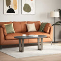 Couchtischbeine V-Form 2 Stück Naturstahl 38x(42-43,3) cm Stahl