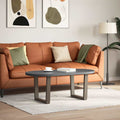 Couchtischbeine V-Form 2 Stück Naturstahl 50x(42-43,3) cm Stahl